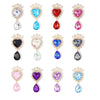 Crystal Brooch 44 20mm 10Pcs Golden Pendant Accessories Wedding Invitation Holiday Creative Decoration - Image 5
