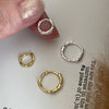 Silver Earrings Temperament Simple for Women Wedding Jewelry Accessories - Image 1