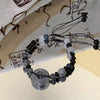 Bamboo Beads Chinese Style Beaded Bracelet Chinese Style Beaded Bamboo Beaded Bracelet Vintage Braided Rope Bracelet - Image 3