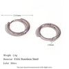 Cubic Zirconia Huggie Hoop Earrings in Multiple Sizes - Image 16