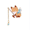 Creative Cat Fishing Design Metal Enamel Brooch Cartoon Cute Animal Badge Pin Friend Gift Jewelry Accessories - Image 11