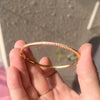 Silver Jewelry For Women Rose Gold Bangle Diamond Bangle Wedding Jewelry Around Rivet Bangle Jewelry - Image 5