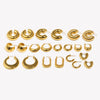 Dream Anti-allergenic Gold Plated Stainless Steel Hoop Earrings For Women Oversize Small Loop Earring - Image 2