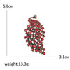 Fully Rhinestone Peacock Bird Brooch and Elegant Coat Pin Jewelry Accessories and Gifts - Image 30