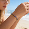 Stone Bracelet for Women Lapis Lazuli Jewelry Gold Plated Beads Handmade Adjustable Rope - Image 5