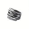 Simple Multi-layer Winding Ring Retro Opening Adjustable Ring Men and Women Party Niche Gift Accessories - Image 4