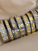 Vintage Elasticity Stainless Steel Bangles Bracelet for Women Classic Heart Square Adjustable Wristband Bangle - Image 19
