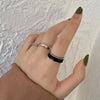 Ten-Piece Stacking Ring Set with Gold-Tone or Silver-Tone Designs - Image 50