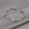 Silver Charms Bangles For Women Design Sparking Gypsophila Star Bracelets Party Wedding Jewelry - Image 8