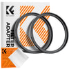 Step Up Ring Aviation-grade Aluminum Filter Adapter Ring 2-pack Cleaning Cloth Lens Ring for ND Cpl UV Lenses Filter - Image 27