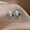 Charm Silver Moon Flower Snowflake Colorful Love Earrings, Suitable for European Women's Valentine's Day Jewelry Gifts - Image 22