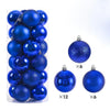 24Pcs 3/4/6CM Christmas Balls Big Ball Christmas Tree Pendant Ornaments for Party Decor Year Navidad Gifts Accessory - Image 20