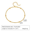 Layered Link Chain Anklets Bracelet for Women, Gold Plated Foot Leg Anklets Summer Boho Beach Jewelry Adjustable - Image 8