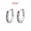 2PCS Stainless Steel Cubic Zirconia Chain Stud Earrings For Women Non-Piercing Ear Clip Ear Cuff Earring Cartilage Jewelry - Image 17