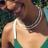 Shell Discs Beaded Short Necklace For Women Stainless Steel Bohemia Design Beach Styles Jewelry Party Accessories - Image 3