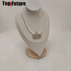 Subculture Spice Y2K Harajuku Gothic Mars Gal Women Crown Pearl Party Lolita Cosplay Punk Necklace Girl Collar - Image 4