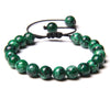 8MM Stone Bead Braid Bracelets Minimalist Carnelian Agates Jades Gem Woven Bangle Jewelry Gift For Women Men - Image 44