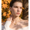 Stainless Steel Zircon Star Heart Drop Charm Necklace Pvd Plated Delicate Attractive Jewelry - Image 3