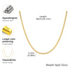 1mm 2mm Round Snake Chain Necklace for Women Stainless Steel Link Chain Choker Necklace Jewelry Gifts 40/45/50/60/70cm - Image 6