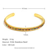 Stainless Steel Shiny Colorful Turquoise Rhinestone Cuff Bracelets For Women Party Jewelry Gifts - Image 9