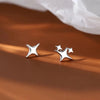 Sparkling Zircon Lava Star Geometric Stud Earrings For Women Girls Minimalist Creative Birthday Jewelry Gifts - Image 21