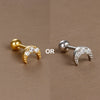 1PC 316L Stainless Steel Mini Zircon Cartilage Piercing Stud Earring For Women Girl Helix Tragus Body Jewelry Statement - Image 22