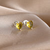 Charm Silver Moon Flower Snowflake Colorful Love Earrings, Suitable for European Women's Valentine's Day Jewelry Gifts - Image 19