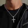 60Cm Twisted Chain Long Necklace for Women/Men Cubic Zirconia Cross Pendant Necklace Gift Love Accessories - Image 5