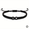 Handmade A-Z 26 Letter Heart Bracelet Woven Baided Rope Women Men Initials Name Adjustable Bangle Couple Lover Friends Jewelry - Image 8