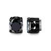 1 Pairs of Magnetic Clip Earrings Stainless Steel Stud Earrings for Men Women Black CZ Magnet Non-piercing Clip Earring Set - Image 12