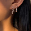 Sliver Color Asymmetrical Water Drop Earrings for Woman Retro Punk Hip Hop Metal Geometric Irregular Earrings Jewelry - Image 5