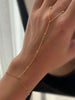 Clip bead chain bracelet ring vacuum plated gold satellite chain jewelry - Image 1