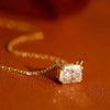 Temperament Geometric Crystal Cubic Zirconia Pendant Necklace for Women Wedding Accessories Versatile Jewelry - Image 3