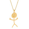 Creative Graffiti Character Fun Match Man Necklace Rock Punk Necklaces for Men Party Jewelry Anniversary Couple Gifts - Image 5