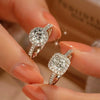 Women's Silver Rings Adjustable Size (5mm) Gra Ring For Women Jewelry Gift With Boxed - Image 2