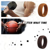 5pcs/set Sports Silicone Ring for Men Outdoor Tree Bark Flexible Finger Rings The Gift Width 8.7mm - Image 5