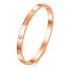 Nibastar Hollow Star Bracelets Bangles For Women Stainless Steel Sweet Romantic Bracelet Rose Gold Color Jewelry Gift - Image 9