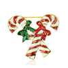 Selling Christmas Series Women's Brooch Rhinestone Decoration Unisex Snowflake Apple Bell Design Pin Accessories Year Gi - Image 3