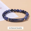 JD Stone Tiger Eye Amethyst Rectangle Bar Charm Bracelet Women Men Stone Powder Crystal Rough Chakra Jewelry - Image 15