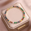 Round Cubic Zirconia Tennis Necklace and Earrings Bridal Jewelry Set - Image 21