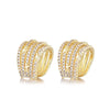 1 Piece Zirconia Star Layered Clip Earrings For Women Geometric Fake No Pierced Cartilage Ear Cuff Jewelry - Image 1