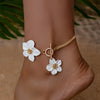Elegant Chic Flower Pendant Anklet for Women Vacation Daily Wear Summer Boho Foot Chain Party Jewelry Gifts - Image 8