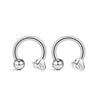2Pcs Stainless Steel Crystal CZ Tragus Piercing Helix Studs Earrings For Women Girls Hoop Nose Ring Body Piercing Jewelry - Image 15