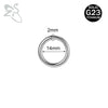 ZS 1PC Titanium Hoop Earring for Women Silver Plated Circle Earring Large Gauge Seputm Nose Ring 2/4/6/8/10/12G Punk Earring - Image 19