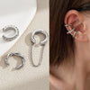 Star Butterfly Clip Earrings Female Crystal Tassel Ear Clip Earring Sparkling Zircon Ear Cuff Jewelry accessories - Image 9