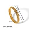 304L Stainless Steel Elastic Bracelet Women Gold Plated Charm Punk Wide Chunky Metal Spiral Bangle - Image 7
