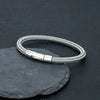 Minimalist Steel Wire Bracelet Men Classic Cuff Wristbands Bracelet for Women Stainless Steel Male Charm Jewelry Gift - Image 4
