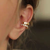 Punk Irregular Geometric Ear Cuff Earrings for Women Non-Piercing Metal Ear Clip Earring Fake Cartilage Jewelry Party - Image 17