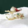 Classic Rhinestones Christmas Brooches for Women Unisex Enamels Pins Banquets Party Backpack Years Gifts Jewelry Accessories - Image 32