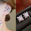 Shiny Crystal Zircon Flower Star Cuff Earrings Rhinestone No Piercing Geometric Clip Earring Simple Ear Clip Jewelry Gift - Image 1